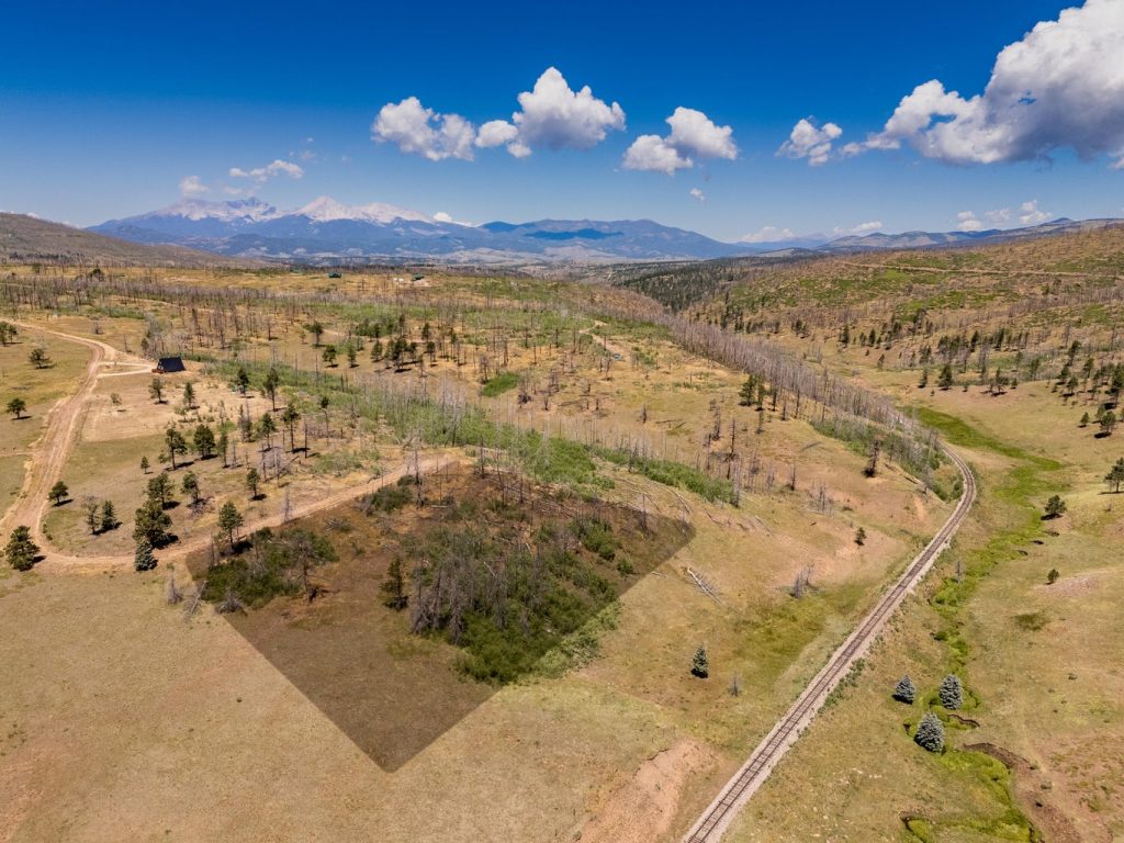 Lot Aerial View | Colorado Mountain Property for Sale
